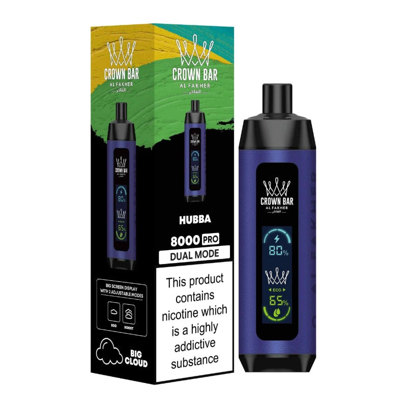 AL FAKHER Crown Bar Pro 8000 Puffs Disposable Vape in Dubai