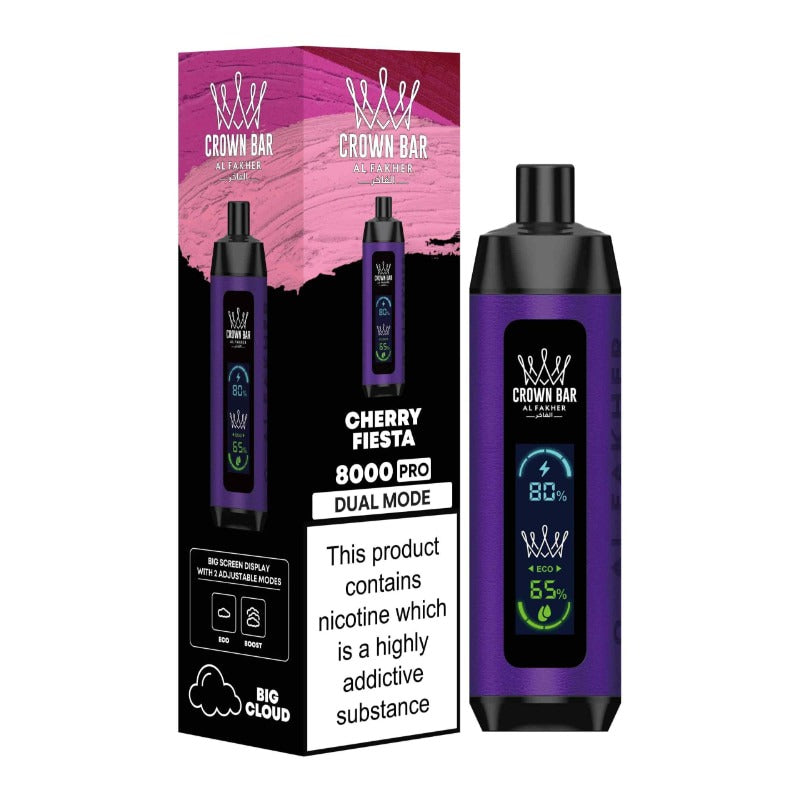 AL FAKHER Crown Bar Pro 8000 Puffs Disposable Vape in Dubai
