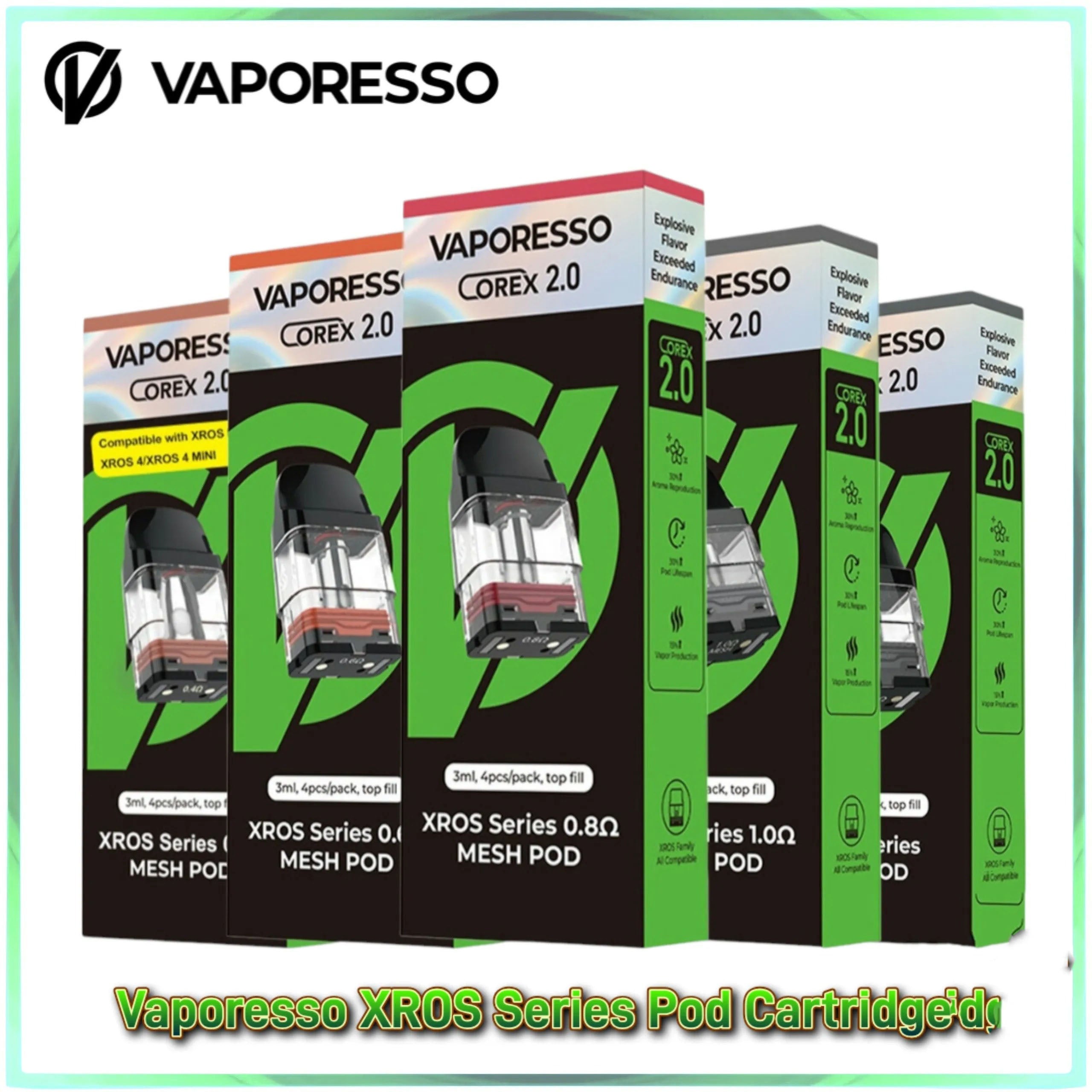 Vaporesso XROS Series Pod Cartridge 4pcs Pack In UAE