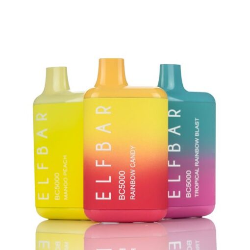 ELF BAR BC5000 DISPOSABLE   VAPE 13ML RECHARGEABLE